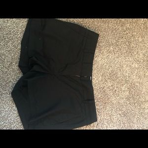 3” black shorts
